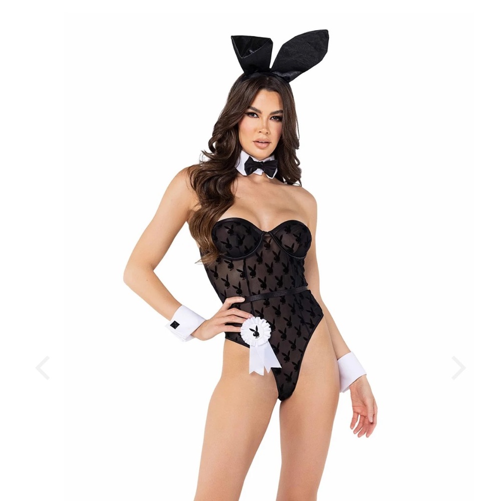 8PC SHEER PLAYBOY BODYSUIT